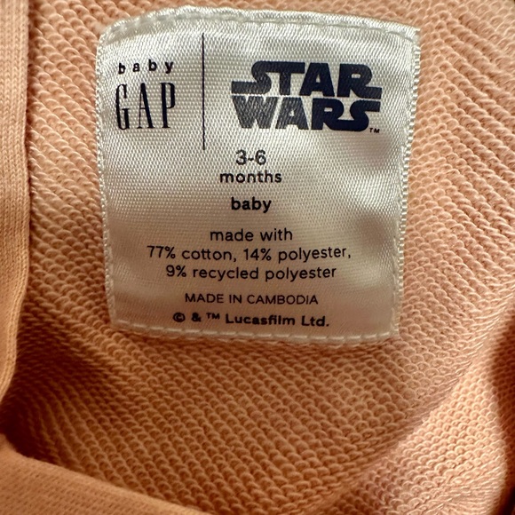 Star Wars x Baby Gap baby girls matching set, Size 3-6 months - Picture 4 of 4